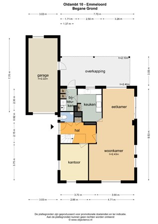 Floorplan - Oldambt 10, 8302 JG Emmeloord